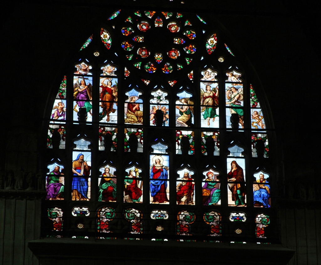 Window Above Altar of the Virgin of the Tree